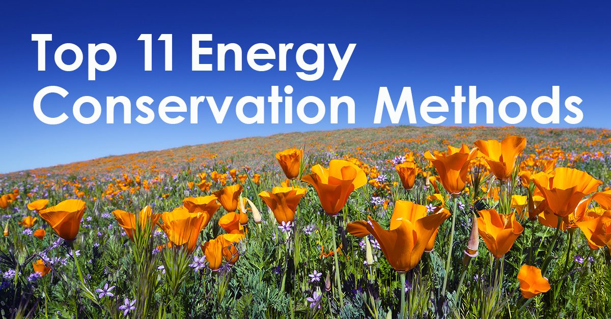Top 11 Energy Conservation Methods