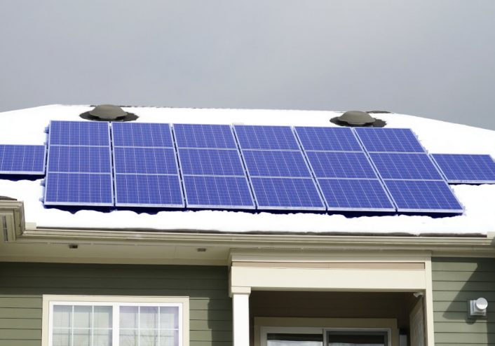 Winter Solar Installation - Horizon Solar Power